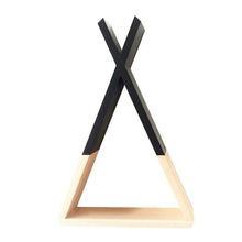 Creative Triangle Wall Frame House Shelf Display Rack