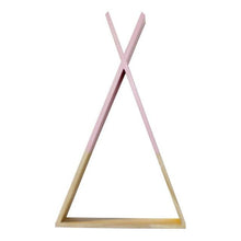 Creative Triangle Wall Frame House Shelf Display Rack