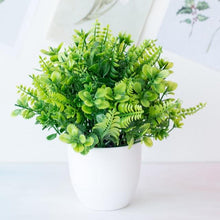 Artificial Plants Green Bonsai Small Tree Pot