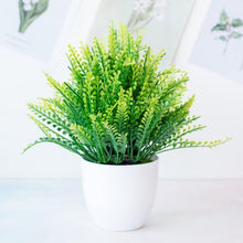 Artificial Plants Green Bonsai Small Tree Pot