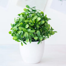 Artificial Plants Green Bonsai Small Tree Pot