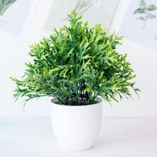 Artificial Plants Green Bonsai Small Tree Pot