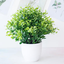 Artificial Plants Green Bonsai Small Tree Pot