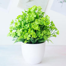 Artificial Plants Green Bonsai Small Tree Pot