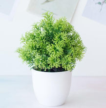 Artificial Plants Green Bonsai Small Tree Pot