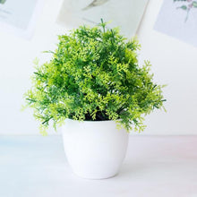 Artificial Plants Green Bonsai Small Tree Pot