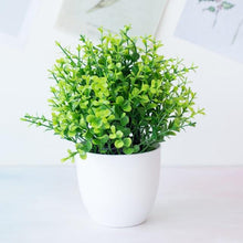 Artificial Plants Green Bonsai Small Tree Pot