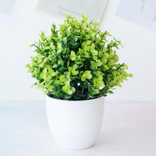 Artificial Plants Green Bonsai Small Tree Pot
