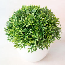 Artificial Plants Green Bonsai Small Tree Pot
