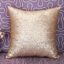 Solid Color Glitter Sequins Throw Pillow