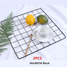 Home Wall Decoration Iron Grid Wall Art