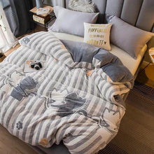 Double-sided Thickened Snow Fleece Quilt