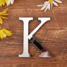 3D DIY Acrylic English Letters Wall Sticker