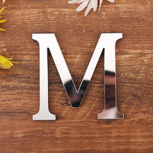 3D DIY Acrylic English Letters Wall Sticker