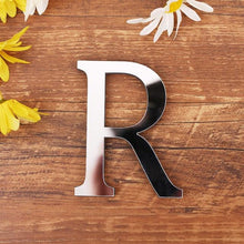 3D DIY Acrylic English Letters Wall Sticker