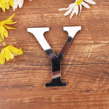 3D DIY Acrylic English Letters Wall Sticker