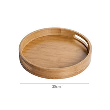 Wooden Round Serving Tray
