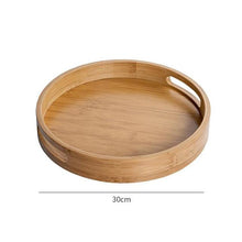 Wooden Round Serving Tray