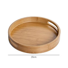 Wooden Round Serving Tray