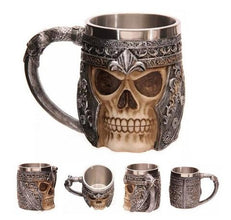 Viking Wood Style Beer Mug