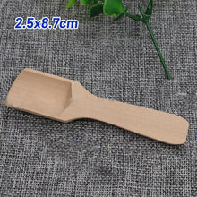 Wooden Kitchen Herb Powder Scoop