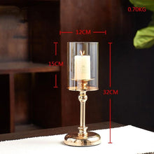 Metal Crystal Candle Lantern