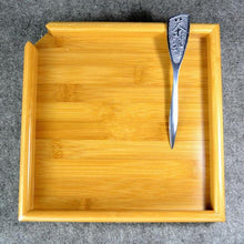 Natural kung fu Bamboo Tea Tray + Spoon