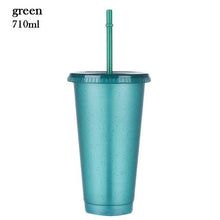 Shiny Reusable Straw Cup