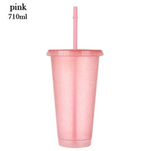 Shiny Reusable Straw Cup