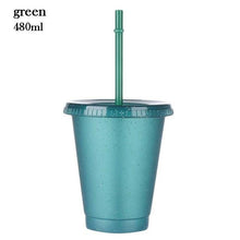 Shiny Reusable Straw Cup