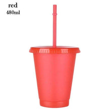 Shiny Reusable Straw Cup