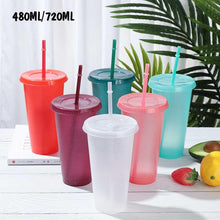 Shiny Reusable Straw Cup