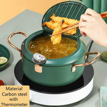 Deep Frying Pot with Thermometer