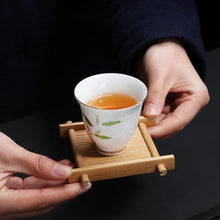 Square Bamboo Tea Saucer